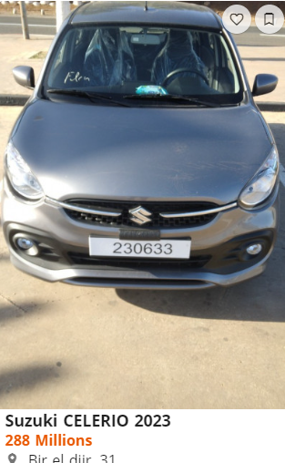 أسعار ومواصفات سوزوكي CELERIO موديل 2023 بالجزائر